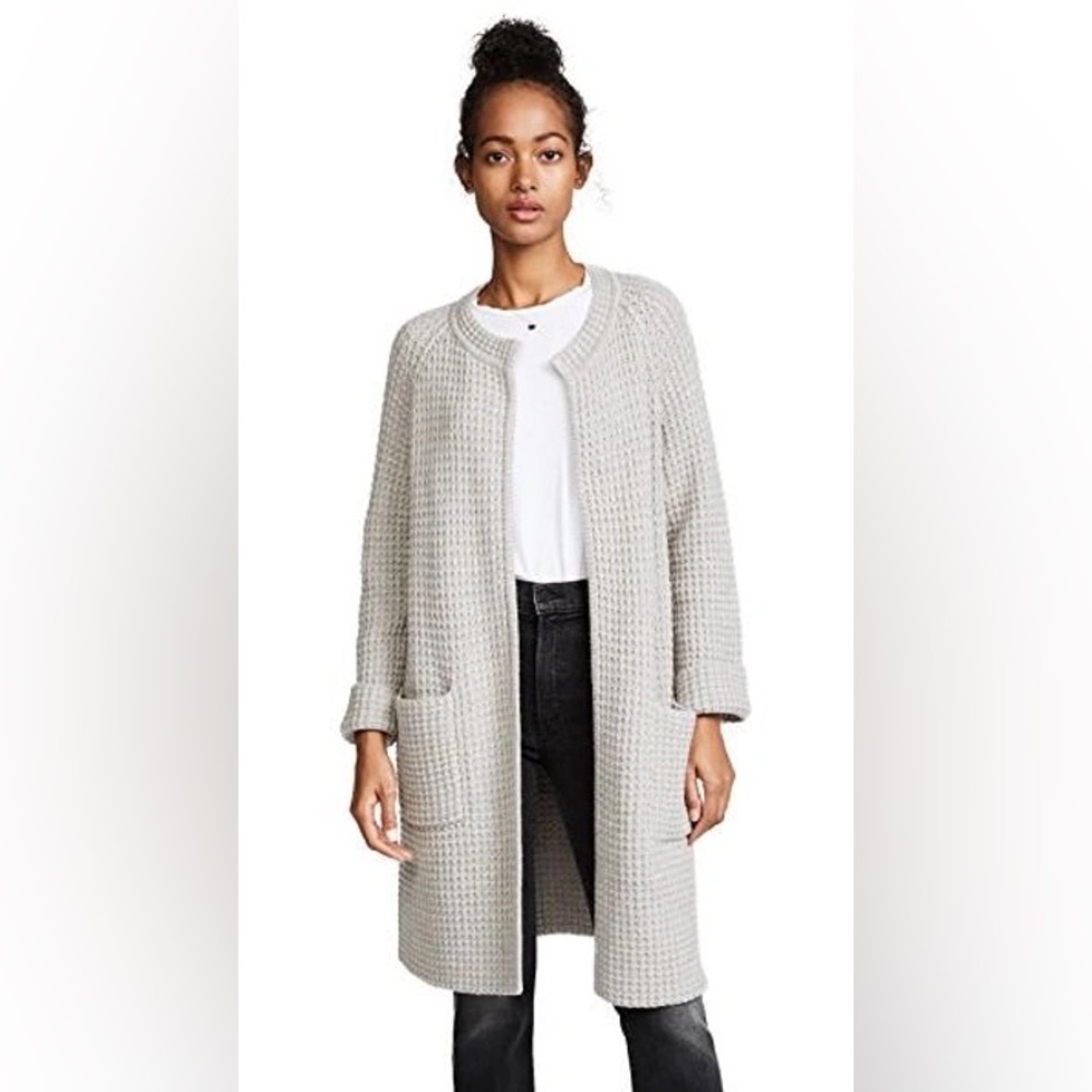 Madewell Wafflestitch Sweater Coat XXS